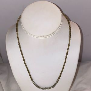 Vintage gold Noonday necklace 18”